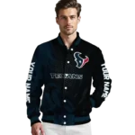 custom houston texans hexagon mesh blue black varsity jacket best selling.webp
