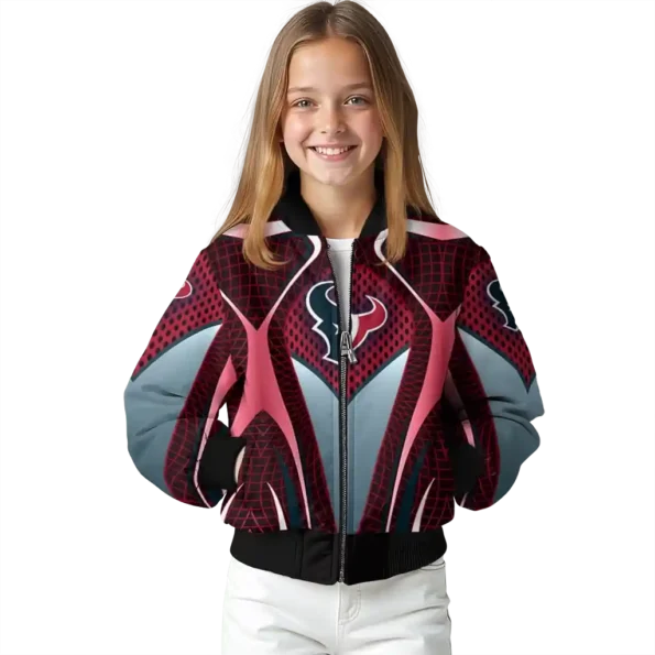 custom houston texans mesh chest red crocs black bomber jacket top rated