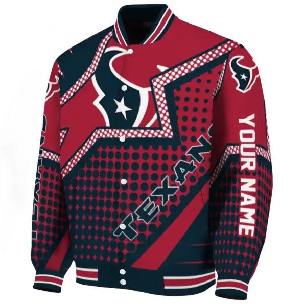 custom houston texans star burst blue varsity jacket best selling.webp