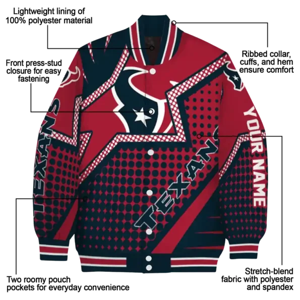 custom houston texans star burst blue varsity jacket new arrival.webp