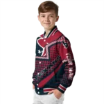 custom houston texans star burst blue varsity jacket best selling.webp