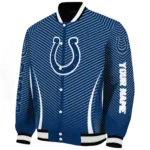 custom indianapolis colts chevron arrow blue varsity jacket best selling.webp