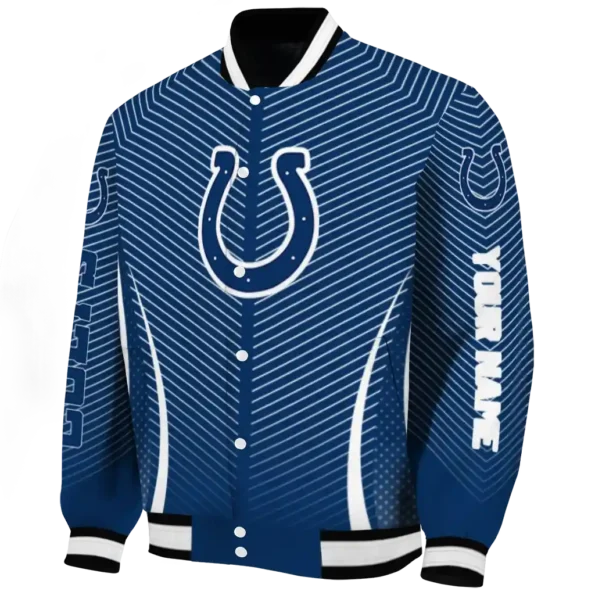 custom indianapolis colts chevron arrow blue varsity jacket best selling.webp