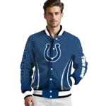 custom indianapolis colts chevron arrow blue varsity jacket best selling.webp