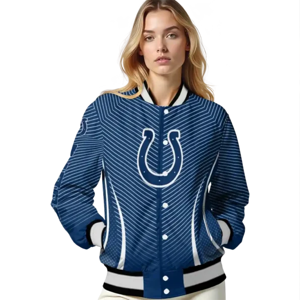 custom indianapolis colts chevron arrow blue varsity jacket latest model.webp