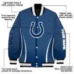 custom indianapolis colts chevron arrow blue varsity jacket best selling.webp