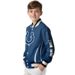 custom indianapolis colts chevron arrow blue varsity jacket best selling.webp