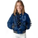 custom indianapolis colts hexagon cluster blue black varsity jacket best selling.webp