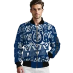 custom indianapolis colts pyramid shapes blue bomber jacket best selling
