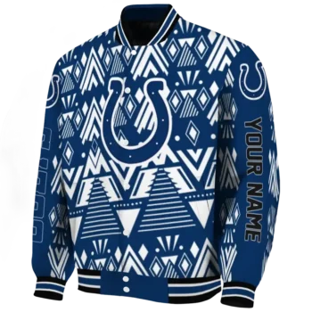 custom indianapolis colts pyramid shapes blue varsity jacket best selling.webp