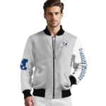 custom indianapolis colts speckled arms blue gray bomber jacket best selling