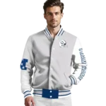 custom indianapolis colts speckled arms blue gray varsity jacket best selling.webp