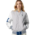 custom indianapolis colts speckled arms blue gray varsity jacket best selling.webp