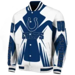 custom indianapolis colts spider mark blue grey crocs varsity jacket best selling.webp