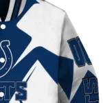 custom indianapolis colts spider mark blue grey crocs varsity jacket best selling.webp