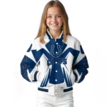 custom indianapolis colts spider mark blue grey crocs varsity jacket best selling.webp