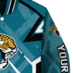 custom jacksonville jaguars chevron angles teal varsity jacket best selling.webp