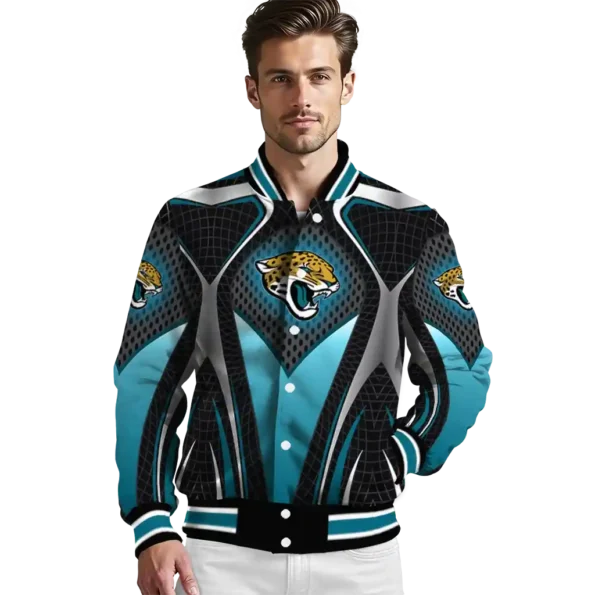 custom jacksonville jaguars mesh chest black crocs black varsity jacket high quality.webp