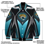custom jacksonville jaguars mesh chest black crocs black varsity jacket best selling.webp