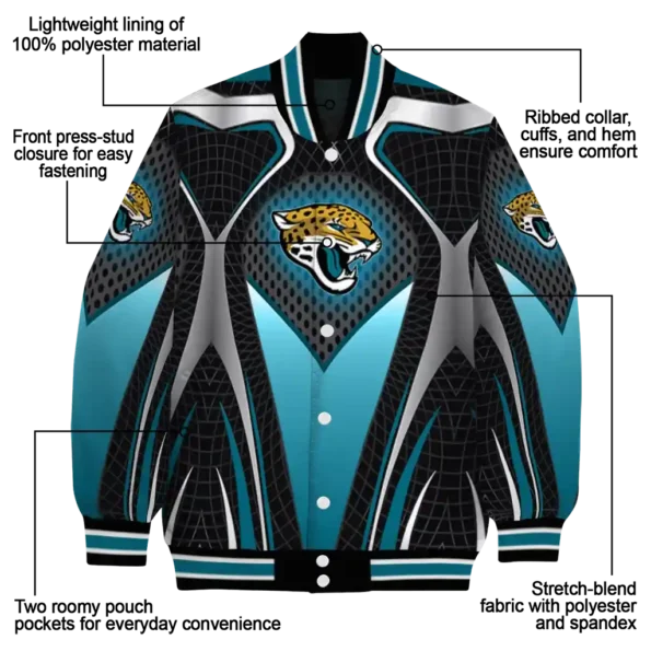 custom jacksonville jaguars mesh chest black crocs black varsity jacket new arrival.webp