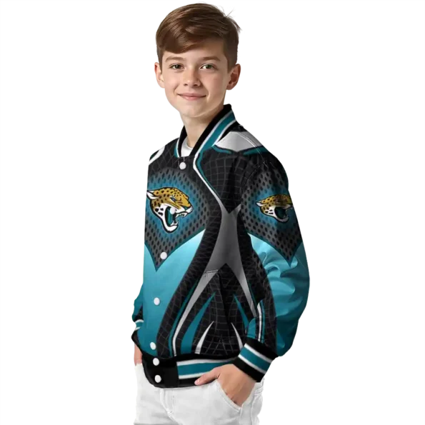 custom jacksonville jaguars mesh chest black crocs black varsity jacket trendy.webp