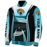 custom jacksonville jaguars mesh effect teal black varsity jacket best selling.webp