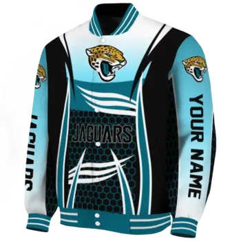 custom jacksonville jaguars mesh effect teal black varsity jacket best selling.webp