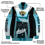 custom jacksonville jaguars mesh effect teal black varsity jacket best selling.webp