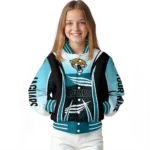 custom jacksonville jaguars mesh effect teal black varsity jacket best selling.webp
