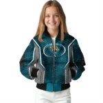 custom jacksonville jaguars power plate teal bomber jacket best selling