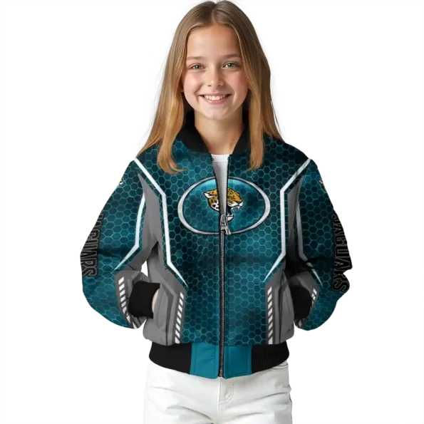 custom jacksonville jaguars power plate teal bomber jacket top rated