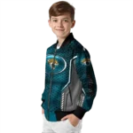 custom jacksonville jaguars power plate teal bomber jacket best selling