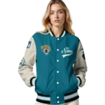 custom jacksonville jaguars razorback outline teal nude varsity jacket best selling.webp