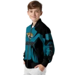 custom jacksonville jaguars spider mark teal black crocs bomber jacket best selling