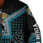 custom jacksonville jaguars star burst teal bomber jacket best selling