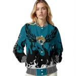 custom jacksonville jaguars winged blaze teal white varsity jacket best selling.webp