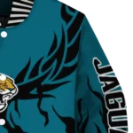 custom jacksonville jaguars winged blaze teal white varsity jacket best selling.webp