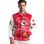 custom kansas city chiefs ferris arena red white varsity jacket best selling