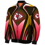 custom kansas city chiefs mesh chest gold crocs black bomber jacket best selling