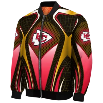 custom kansas city chiefs mesh chest gold crocs black bomber jacket best selling