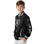 custom las vegas raiders chevron arrow black varsity jacket best selling