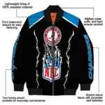 custom los angeles chargers claw blood blue black bomber jacket best selling