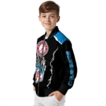 custom los angeles chargers claw blood blue black bomber jacket best selling