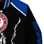 custom los angeles rams claw blood blue black varsity jacket best selling