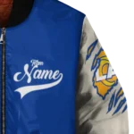 custom los angeles rams razorback outline blue nude bomber jacket best selling