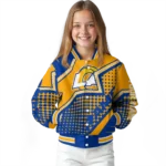 custom los angeles rams star burst blue varsity jacket best selling