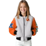 custom miami dolphins speckled arms aqua gray bomber jacket best selling