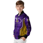custom minnesota vikings power plate purple bomber jacket best selling