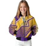 custom minnesota vikings star burst purple bomber jacket best selling
