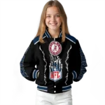 custom new england patriots claw blood blue black varsity jacket best selling